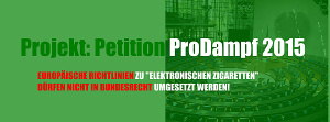 Petition ProDampf 2015